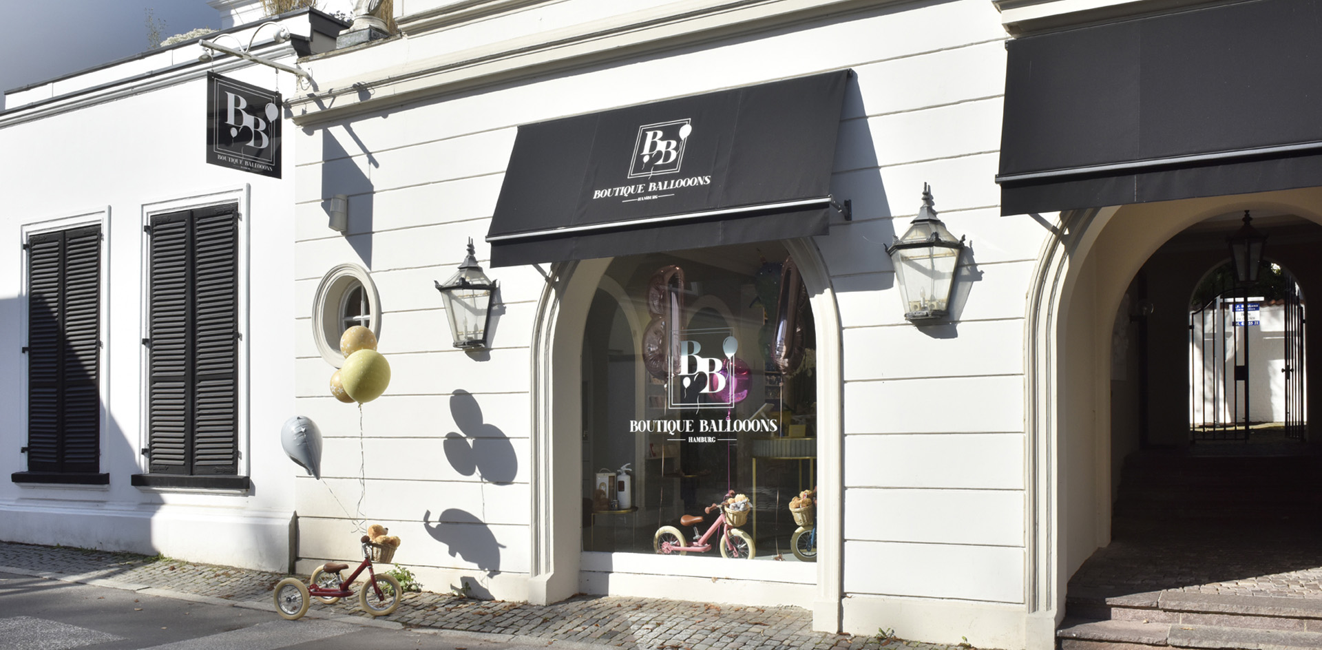 Boutique Balloon Hamburg Fassade