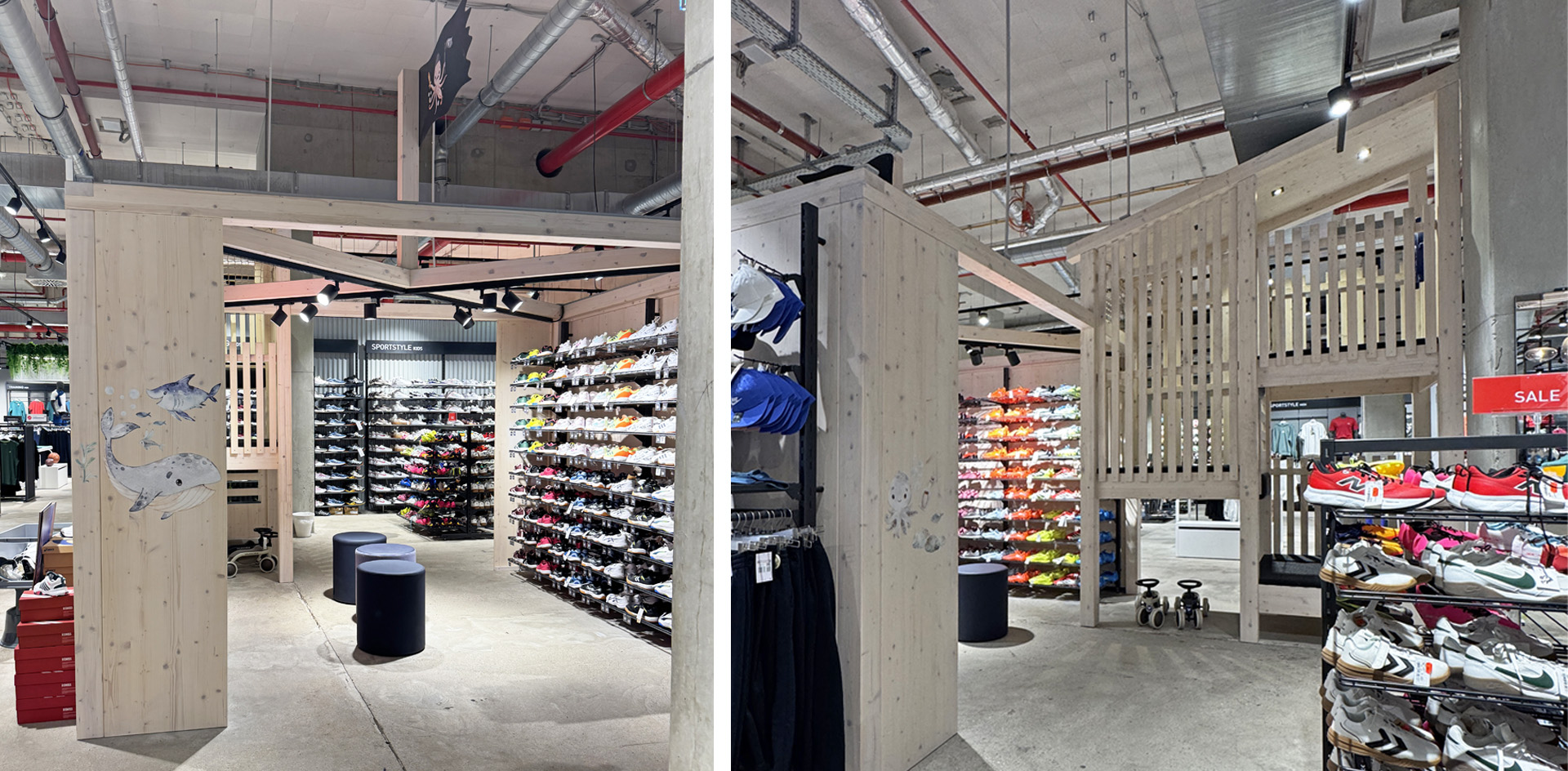 Intersport Knudsen Westfield Center Hamburg Spielhaus