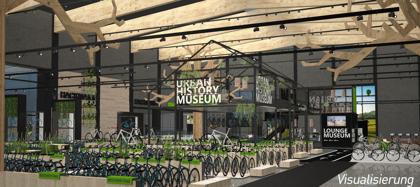 Bike Lounge_Fahrrad XXL Franz Shopdesign Hessen neus Design Baumarkt